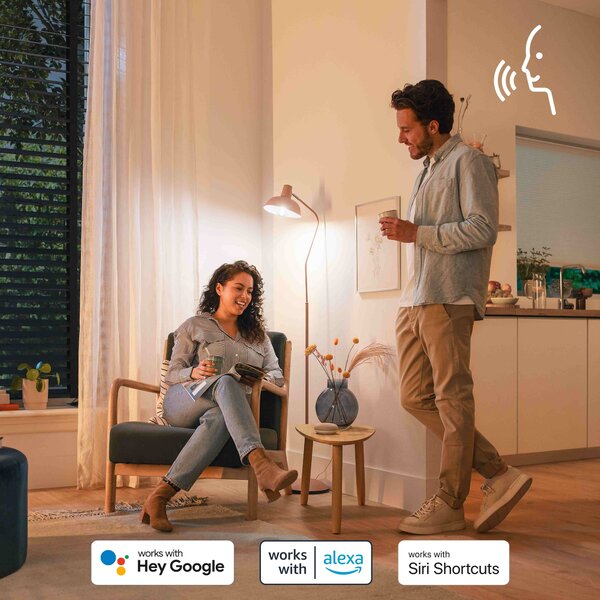 WiZ Smart LED Žárovka Filament čirá 7 W (ekv. 60 W) 806lm 2700-6500K ST64 E27