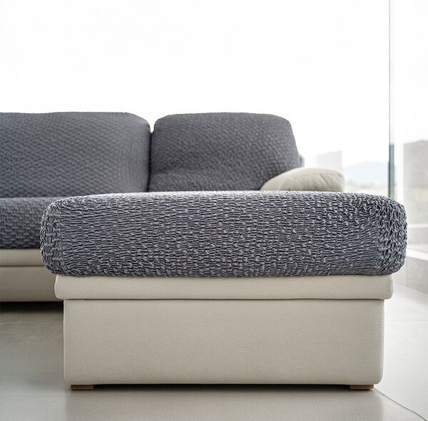 Bielastické potahy MODULO tmavě šedé sedák S (40-59 cm x 50-80 cm)