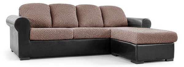 Bielastické potahy MODULO oříškové sedák S (40-59 cm x 50-80 cm)