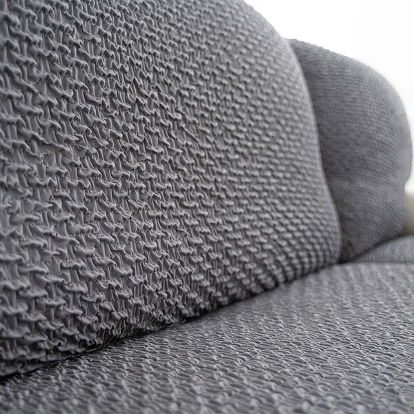 Bielastické potahy MODULO tmavě šedé sedák S (40-59 cm x 50-80 cm)