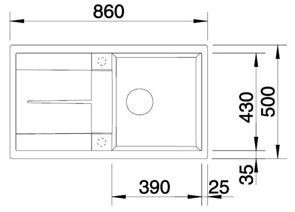BLANCO METRA 5 S, BLA-513212