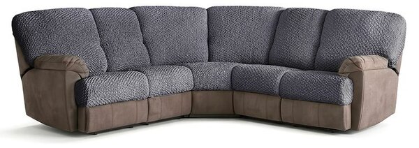 Bielastické potahy MODULO tmavě šedé sedák S (40-59 cm x 50-80 cm)