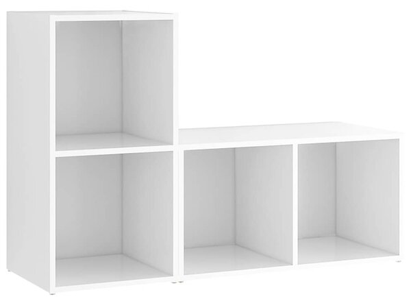 TV skříňky 2 ks bílé 72 x 35 x 36,5 cm kompozitní dřevo 3079943