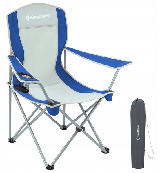 Zahradní židle KingCamp plast modrá