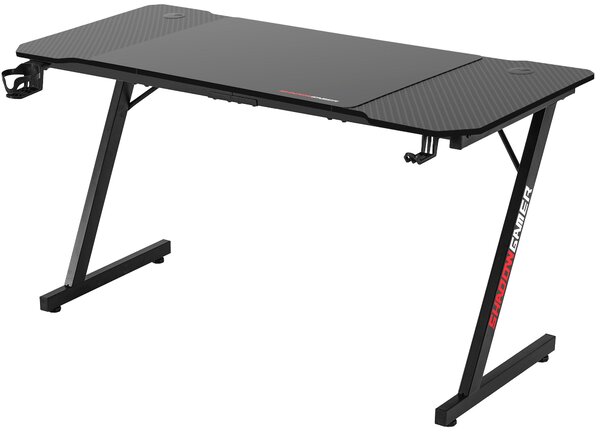 Herní stůl GAMER 1.0 – 140 cm, s podložkou pod myš