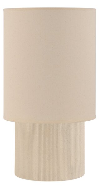 Stolní lampa COREP, Rhodes, Béžová, Obývací pokoj, Keramika
