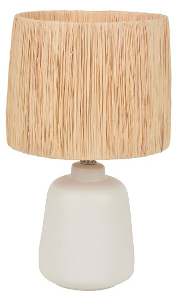 Stolní lampa COREP, Paros, Bílá, Obývací pokoj, Keramika