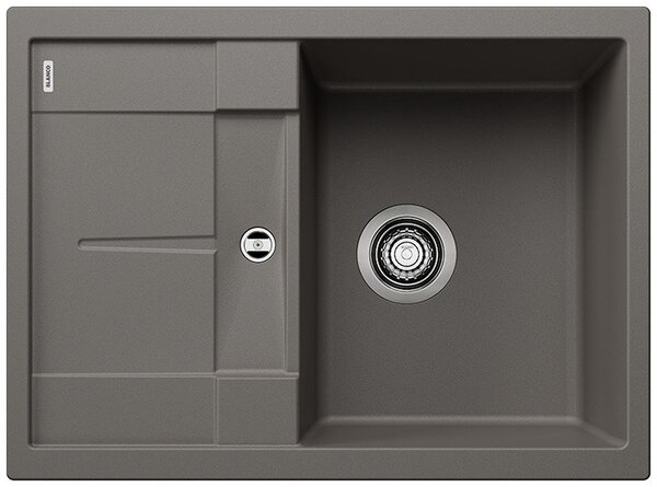Blanco Metra 45 S Compact, silgranitový dřez 680x500x190 mm, 1-komorový, šedá vulkán, BLA-527286