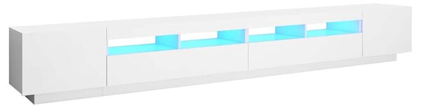 TV skříňka s LED osvětlením bílá 300 x 35 x 40 cm 3081924