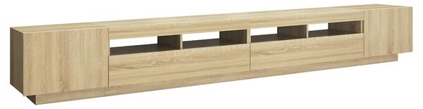 TV skříňka s LED osvětlením dub sonoma 300 x 35 x 40 cm 3081927