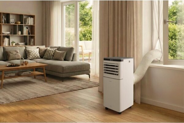 Sencor - Chytrá mobilní klimatizace 3v1 815W/230V 8000 BTU Wi-Fi bílá + DO