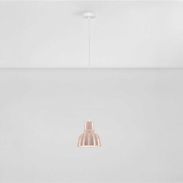 Nova Luce Picco E14 závěsné svítidlo Růžová