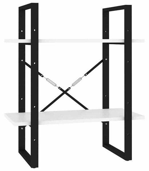 Knihovna s 5 policemi bílá 60 x 30 x 175 cm kompozitní dřevo 3081978