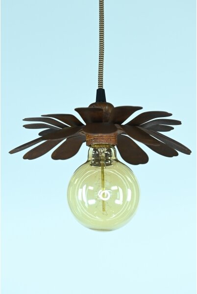 Bohemia-Design - Lustr na lanku 1xE27/60W/230V bronzová