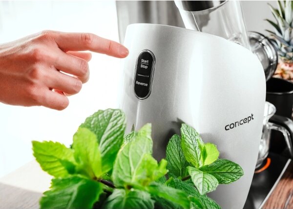 Concept LO7250 - Horizontální šnekový odšťavňovač 200W/230V černá/nerez
