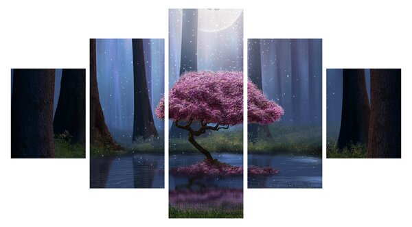 Obraz - Magická noc (125x70 cm)