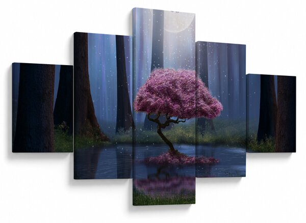 Obraz - Magická noc (125x70 cm)