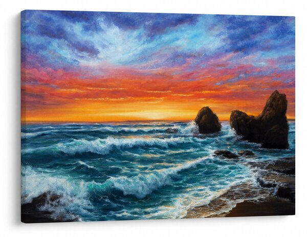Obraz - Západ slunce (70x50 cm)