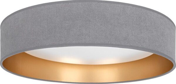 Brilagi-LED Stropní svítidlo VELVET SIMPLE LED/24W/230V 4000K pr. 45 cm šedá/zl