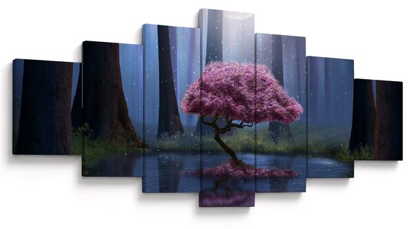 Obraz - Magická noc (210x100 cm)