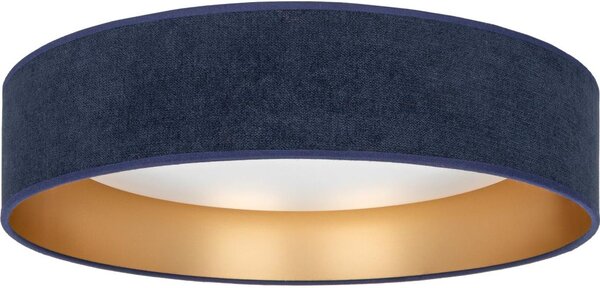 Brilagi-LED Str. svítidlo VELVET SIMPLE LED/24W/230V 4000K pr. 45 cm modrá/zlatá