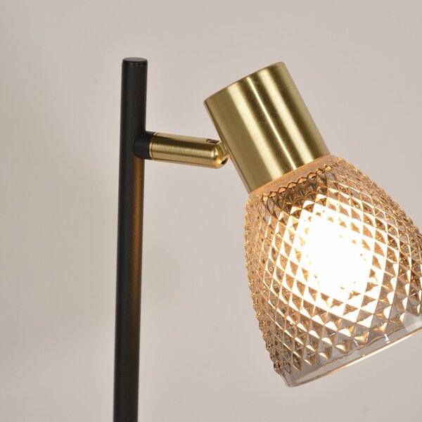 Stolní lampa COREP, Giada, Černá, Obývací pokoj, Kov
