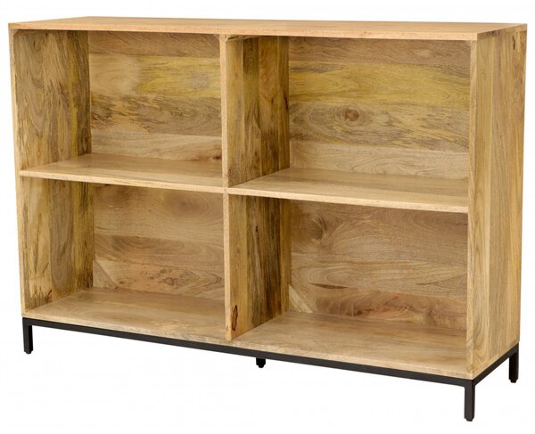 Knihovna Gita 130x90x35 z masivu mango