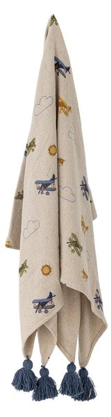 Krémová dětská deka 130x160 cm Plane – Bloomingville Mini