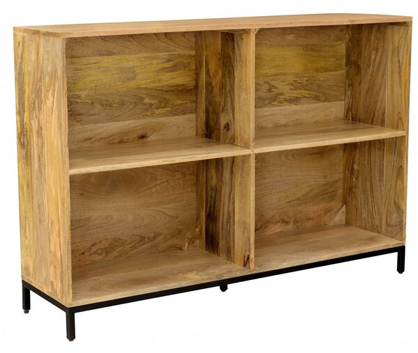 Knihovna Gita 130x90x35 z masivu mango