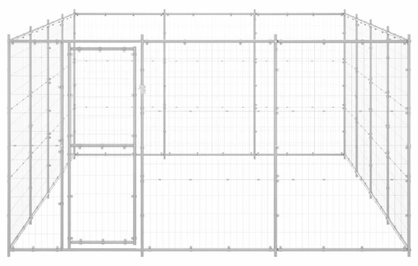 Venkovní psí kotec pozinkovaná ocel 14,52 m² 3082318