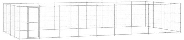 Venkovní psí kotec pozinkovaná ocel 43,56 m² 3082321