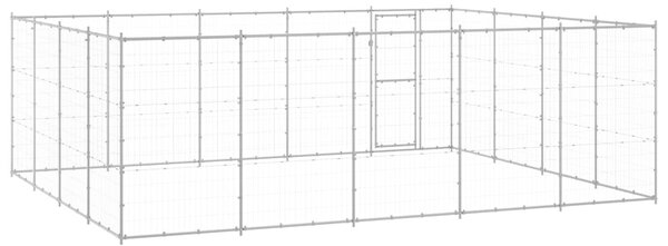Venkovní psí kotec pozinkovaná ocel 24,2 m² 3082319