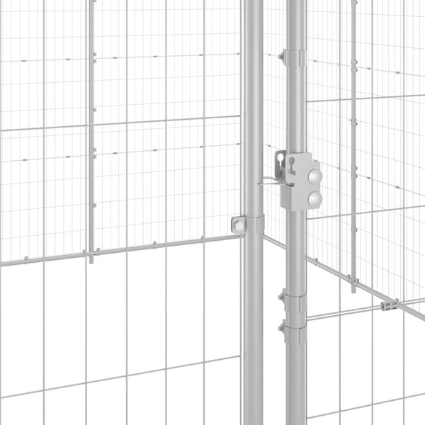 Venkovní psí kotec pozinkovaná ocel 24,2 m² 3082319