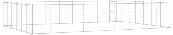 Venkovní psí kotec pozinkovaná ocel 65,34 m² 3082331