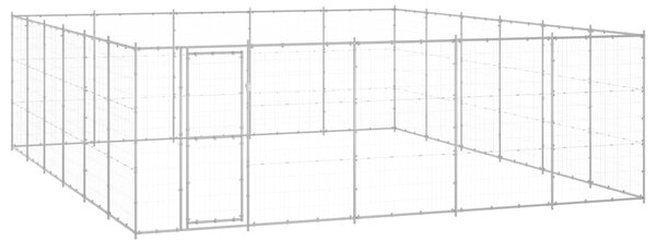 Venkovní psí kotec pozinkovaná ocel 36,3 m² 3082329
