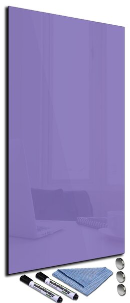 Glasdekor Magnetická skleněná tabule 34x72cm lila