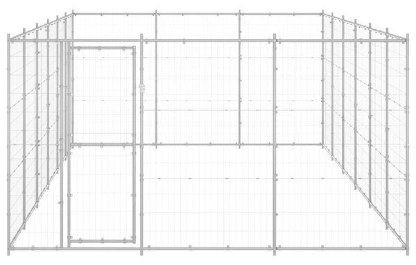Venkovní psí kotec pozinkovaná ocel 21,78 m² 3082328