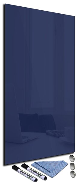 Glasdekor Magnetická skleněná tabule 30x60cm tmavě modrá