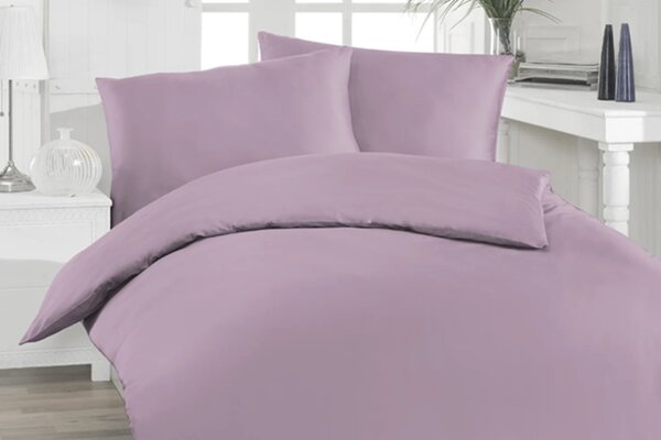 Florella Saténové povlečení Edel Tencel Uni Lilac s chladivým účinkem Rozměr: 70x90 + 140x200 cm