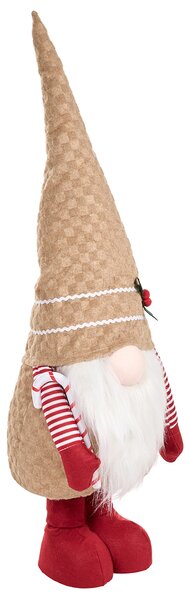 Sada 2 vánočních dekorací KLAUKKALA 60-90/100-146 cm Skřítek Vícebarevná