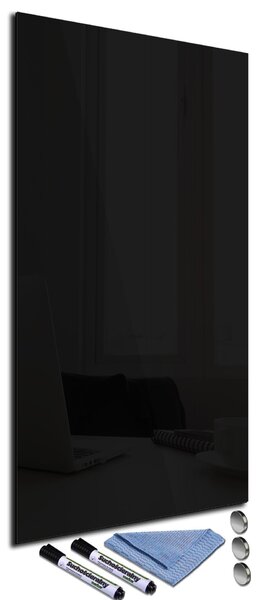 Glasdekor Magnetická skleněná tabule 120x40cm černá