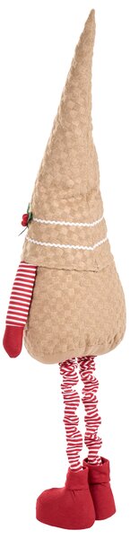 Sada 2 vánočních dekorací KLAUKKALA 60-90/100-146 cm Skřítek Vícebarevná