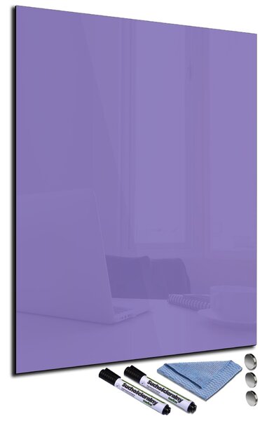 Glasdekor Magnetická skleněná tabule 60x90cm lila