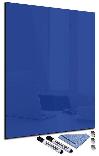 Glasdekor Magnetická skleněná tabule 60x90cm modrá