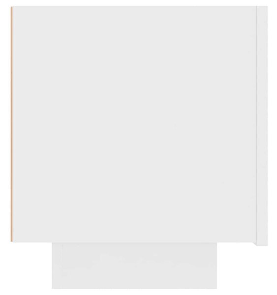 Noční stolek bílý 100 x 35 x 40 cm kompozitní dřevo 3082765