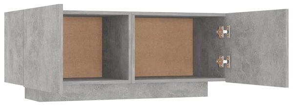 Noční stolek betonově šedý 100 x 35 x 40 cm kompozitní dřevo 3082769