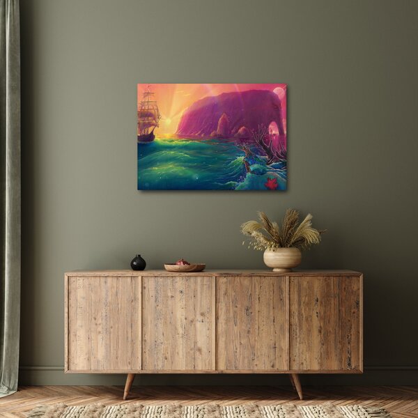 Obraz - Olejomalba, Plavba do fantastické říše (70x50 cm)
