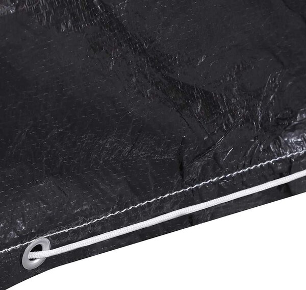 Plachty na zahradní nábytek 2 ks tvar L 12 oček 250x250x90 cm 3082835
