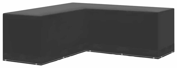 Plachty na zahradní nábytek 2 ks tvar L 12 oček 250x250x90 cm 3082835