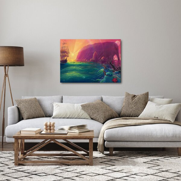 Obraz - Olejomalba, Plavba do fantastické říše (70x50 cm)